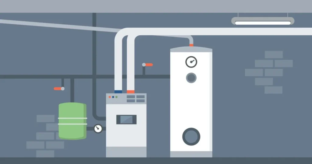 Sump Pump & Boiler Repair Diagram