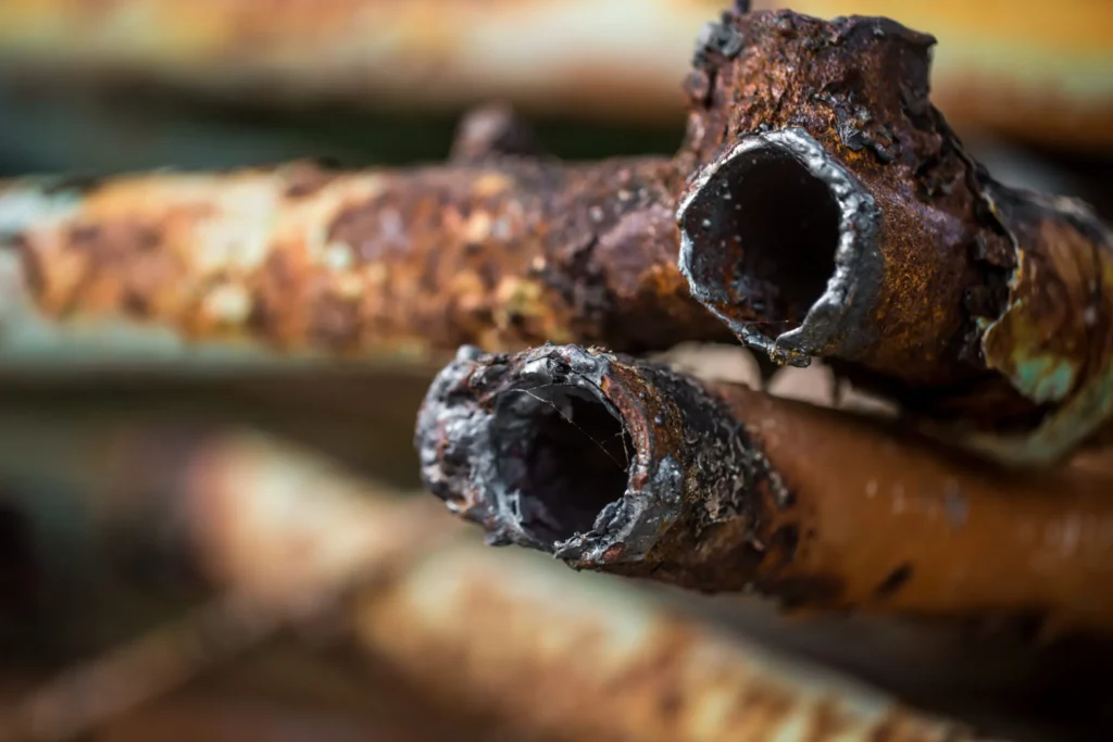 rusty pipes